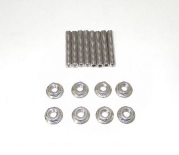 DUAL Carb Stud Kit - Stainless Steel Dual Carburetor Stud and Nuts CARB STUDS